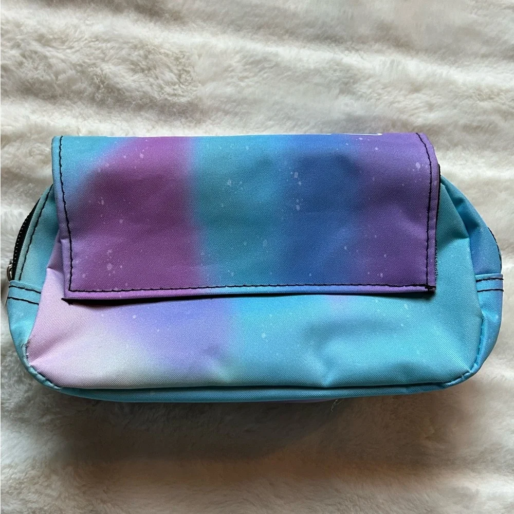 Roblox Double Zipper Canvas Pencil Case Gradient Purple/Blue OS